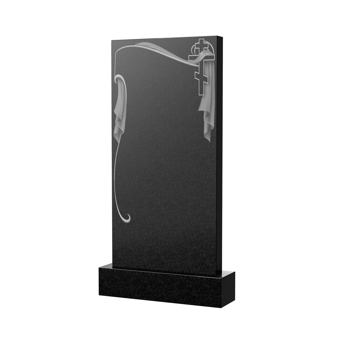 Художественное оформление памятника в&nbsp;Сызрани | Художественное оформление на гранитную стелу, рисунок ВХО-051