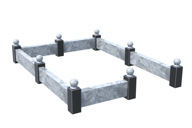 Цоколи на могилу в&nbsp;Сызрани | Цоколь на могилу №0031