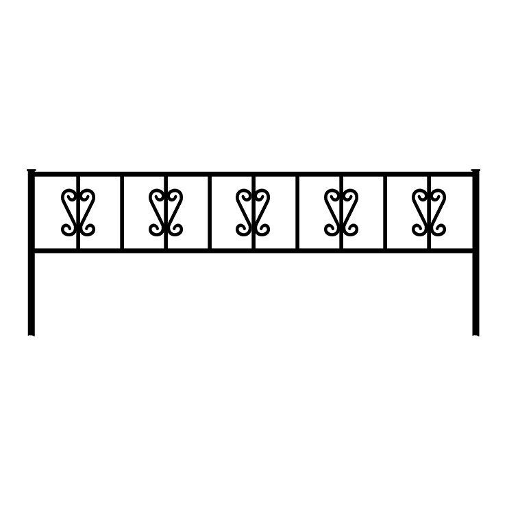 Металлические оградки, столы, скамейки в&nbsp;Сызрани | Оградка №8