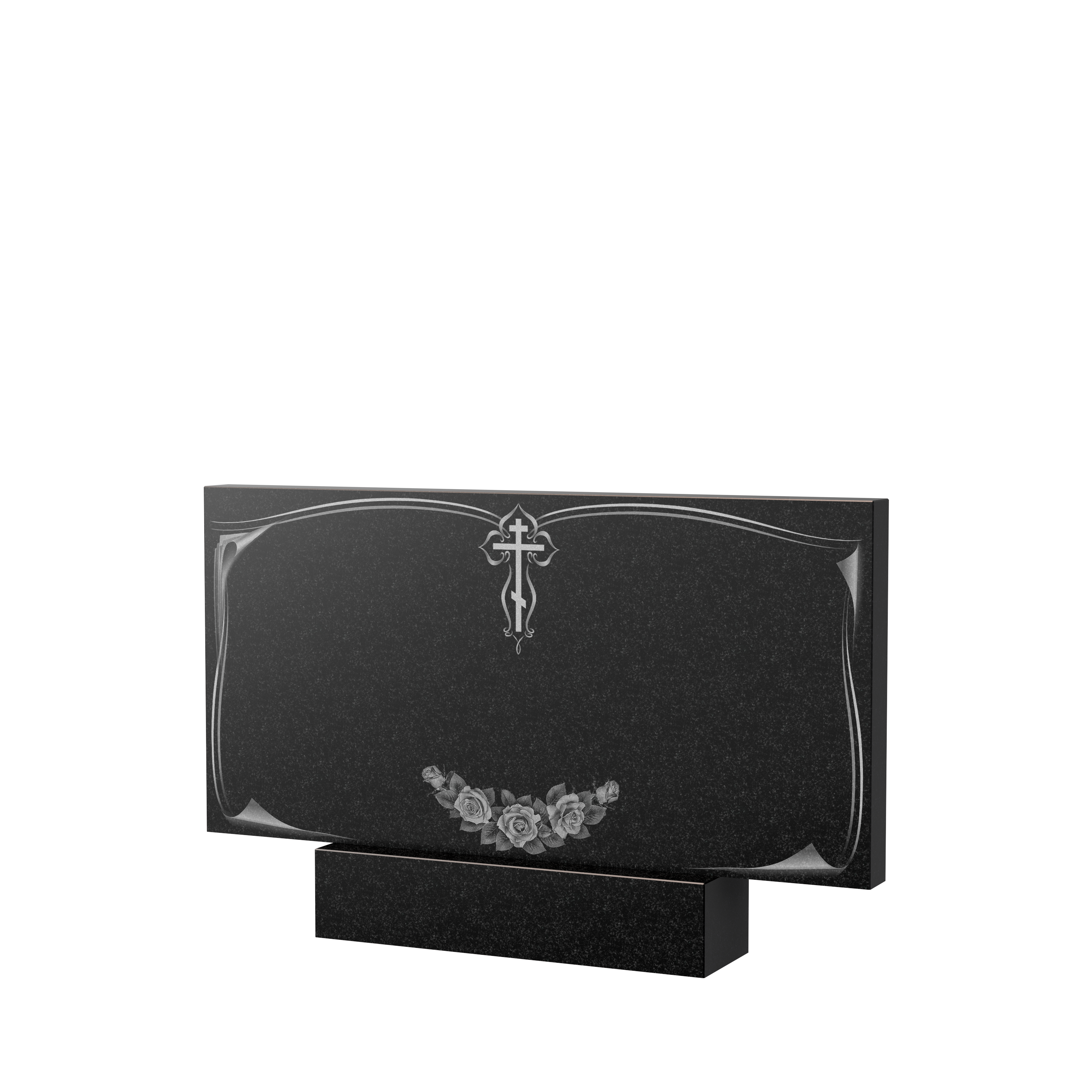 Художественное оформление памятника в&nbsp;Сызрани | Художественное оформление на гранитную стелу, рисунок ГХО-001