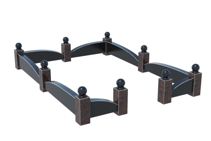 Цоколи на могилу в&nbsp;Сызрани | Цоколь на могилу №0044