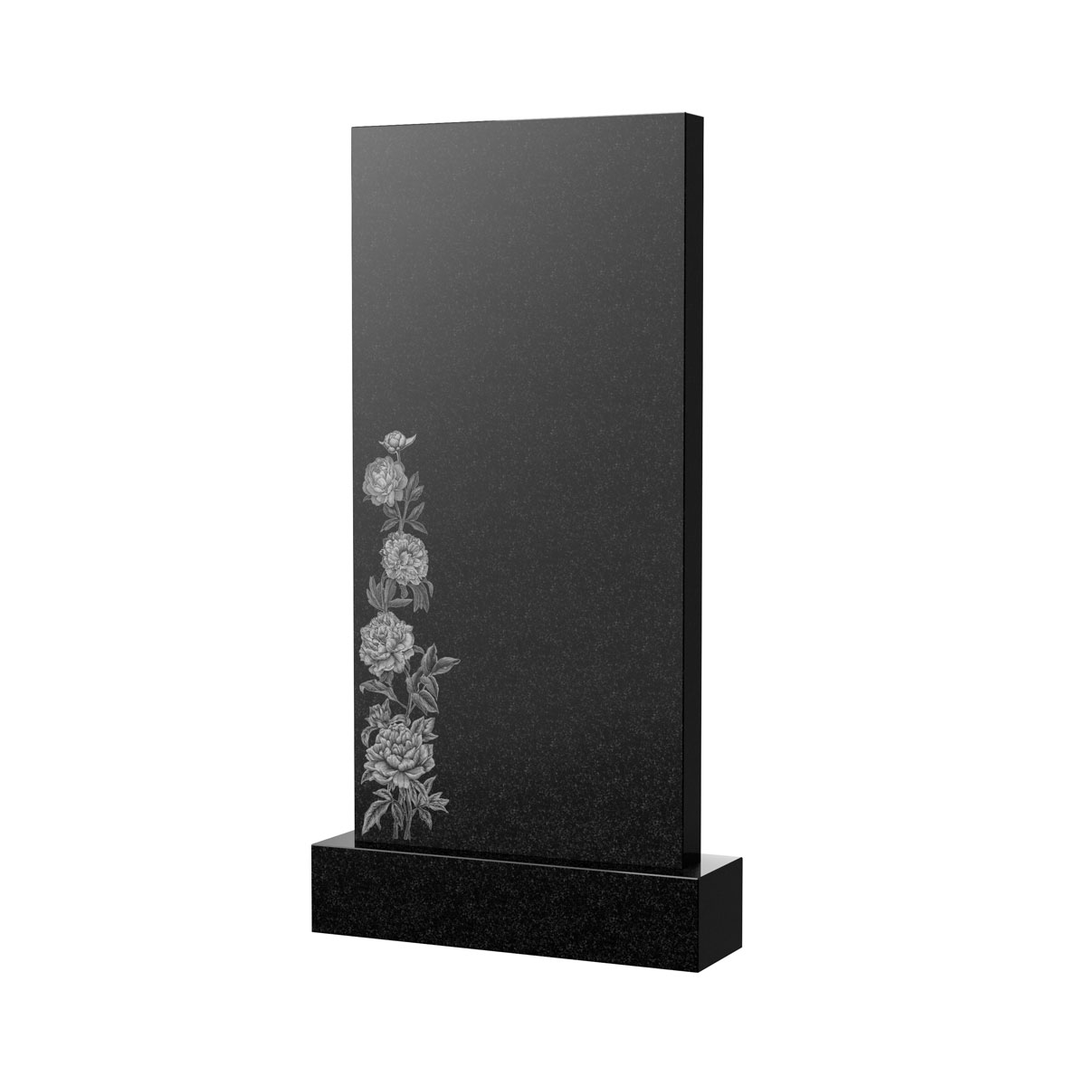 Художественное оформление памятника в&nbsp;Сызрани | Художественное оформление на гранитную стелу, рисунок ВХО-059