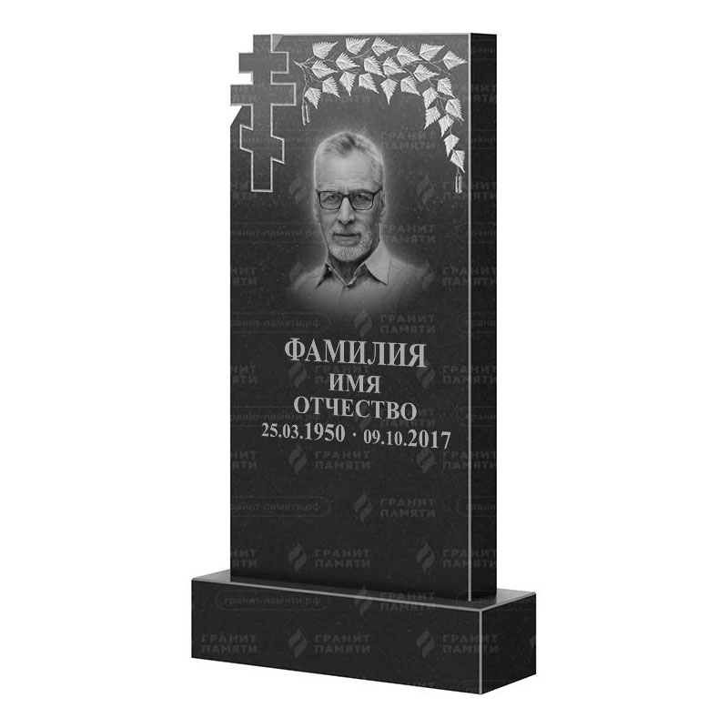 Памятники из гранита с деревом в&nbsp;Сызрани | Гранитный памятник ФГ-202