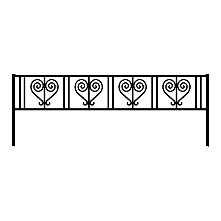 Кованые изделия в&nbsp;Сызрани | Кованая оградка ОГ.005