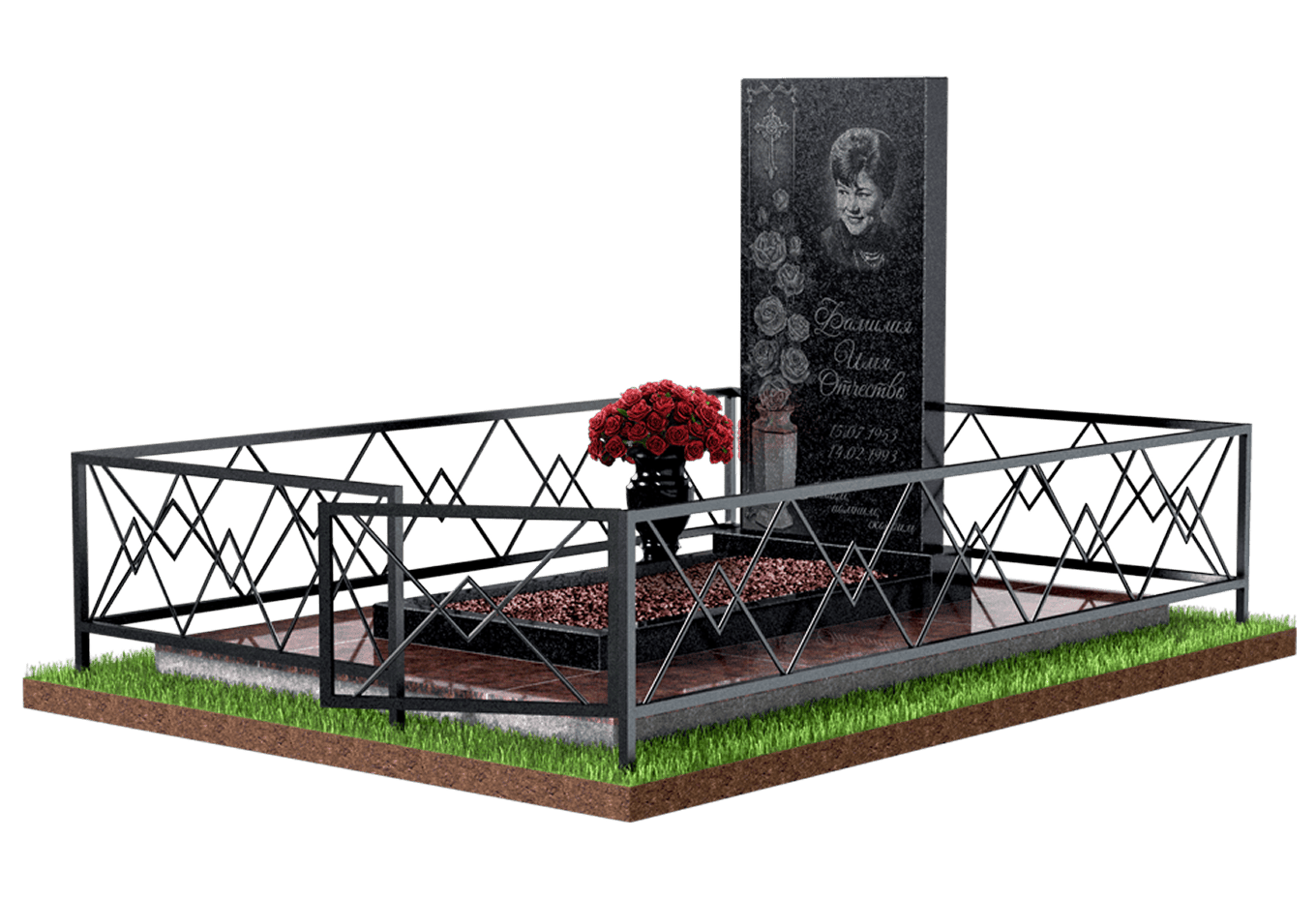 Благоустройство захоронения в Сызрани