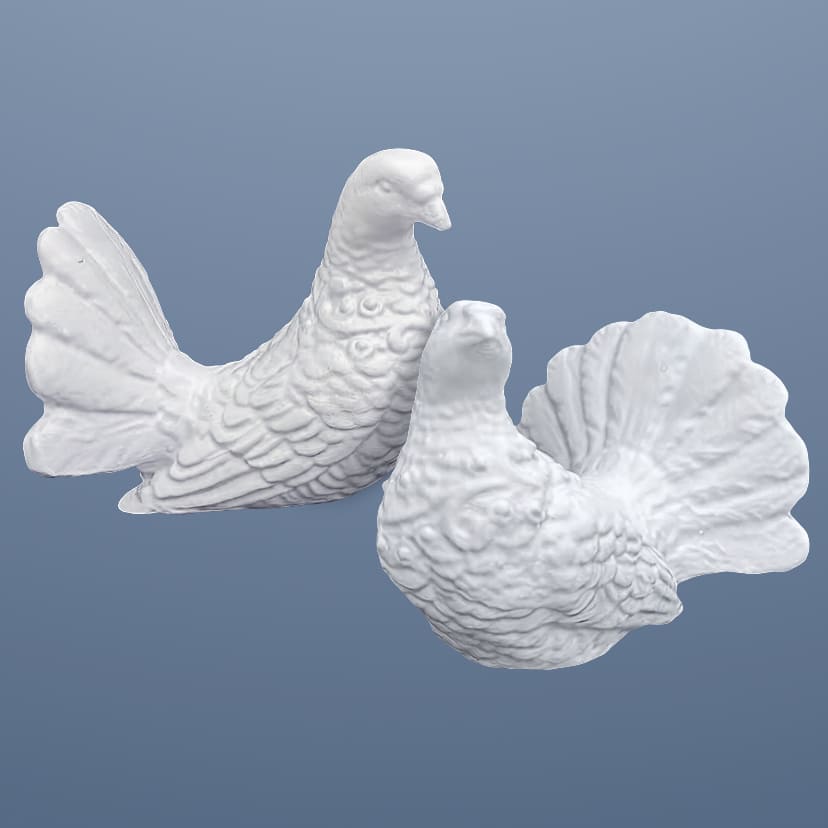 Скульптуры из искусственного мрамора в Сызрани | Голубь пара