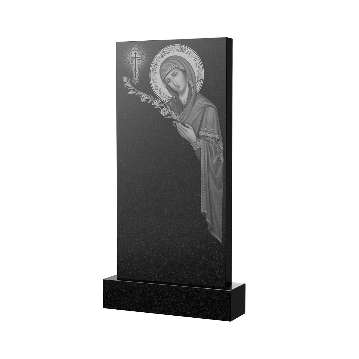 Художественное оформление памятника в&nbsp;Сызрани | Художественное оформление на гранитную стелу, рисунок ВХО-035