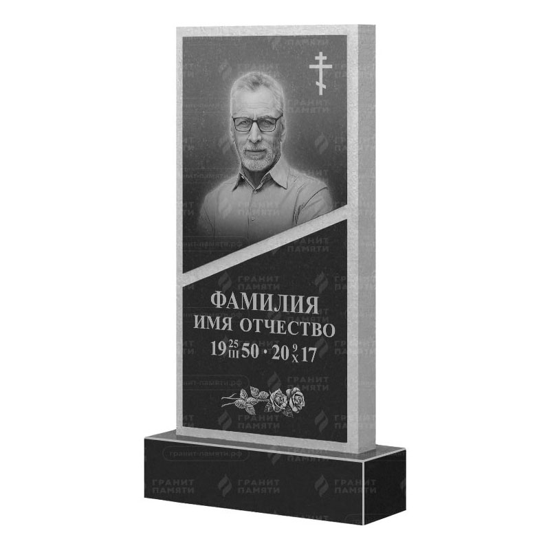 Памятники из гранита вертикальные в&nbsp;Сызрани | Гранитный памятник ФГ-164