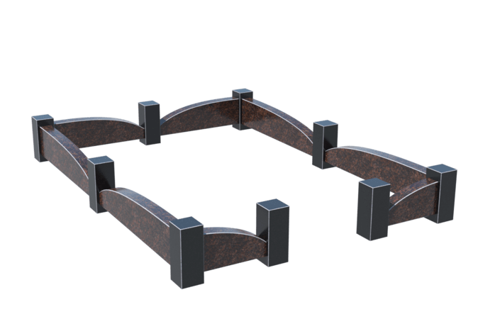 Цоколи на могилу в&nbsp;Сызрани | Цоколь на могилу №0042