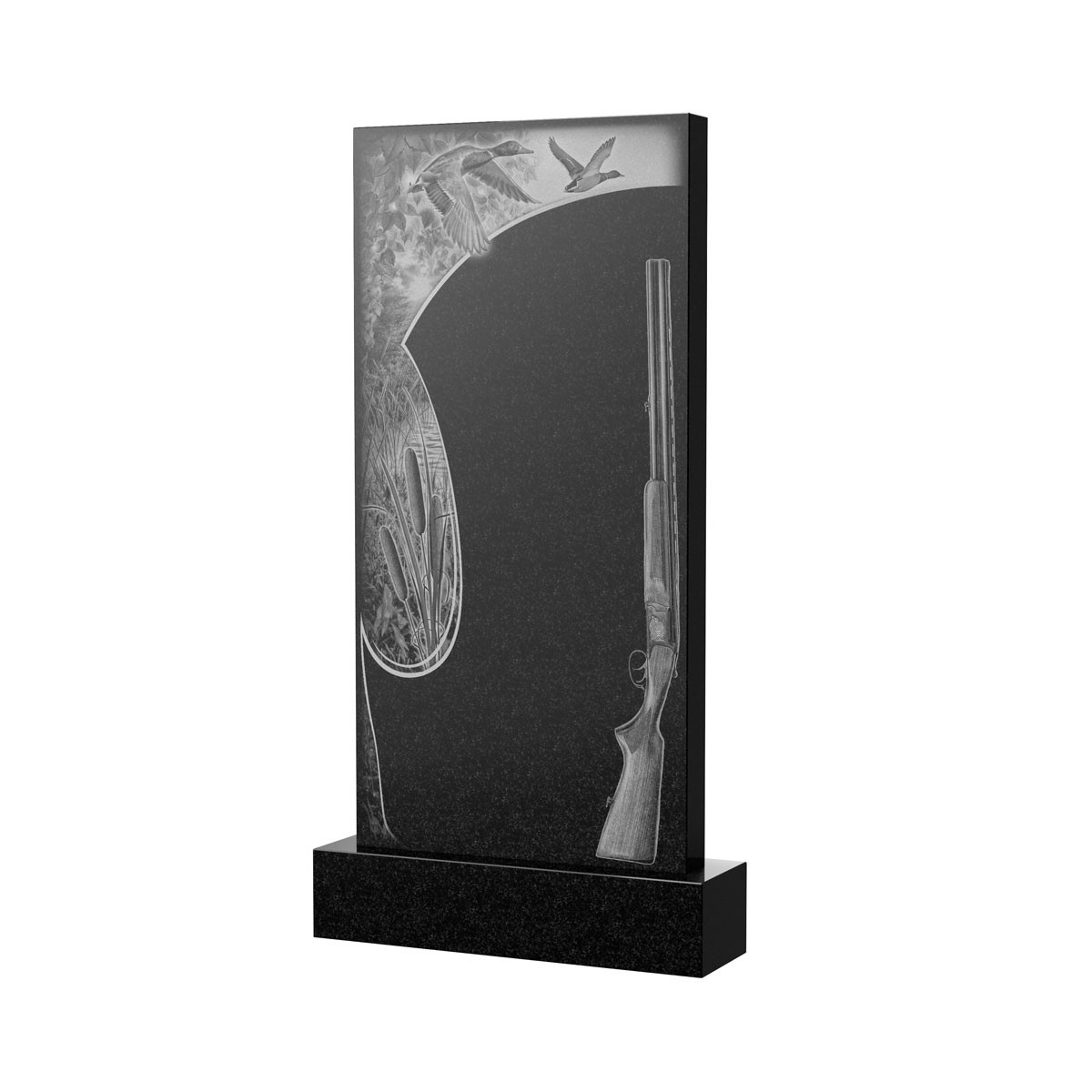 Художественное оформление памятника в&nbsp;Сызрани | Художественное оформление на гранитную стелу, рисунок ВХО-052