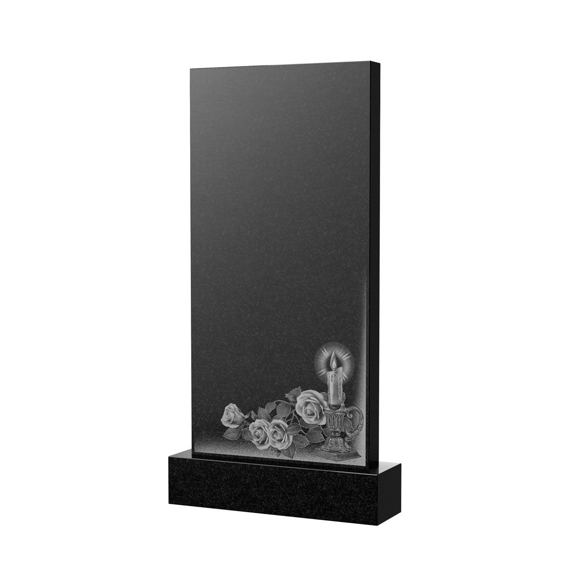 Художественное оформление памятника в&nbsp;Сызрани | Художественное оформление на гранитную стелу, рисунок ВХО-050