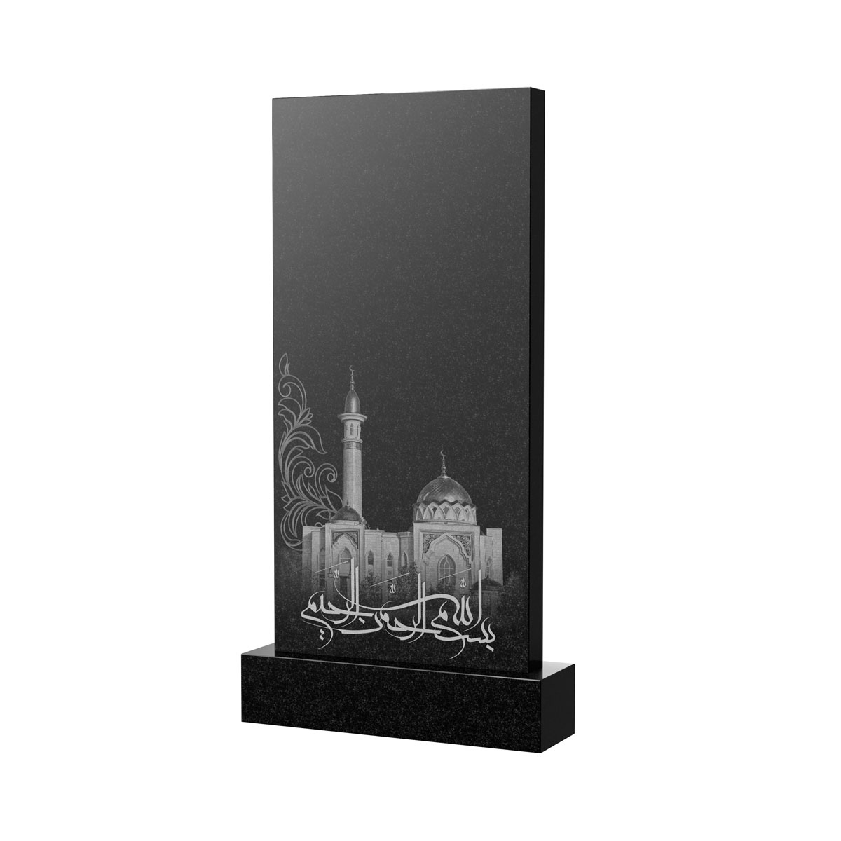 Художественное оформление памятника в&nbsp;Сызрани | Художественное оформление на гранитную стелу, рисунок ВХО-046