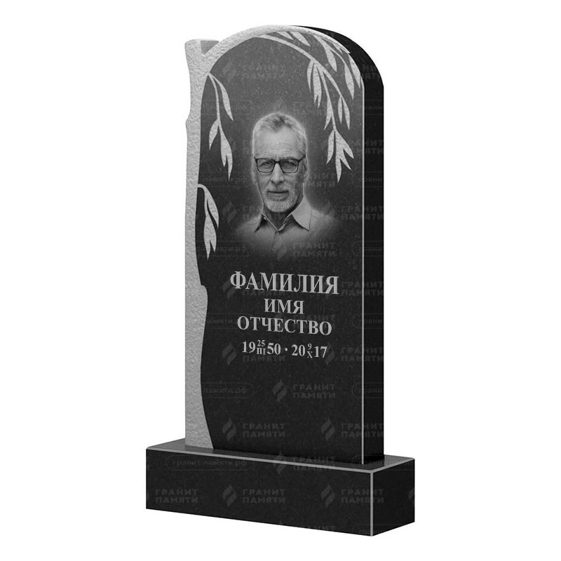 Памятники из гранита с деревом в&nbsp;Сызрани | Гранитный памятник ФГ-090