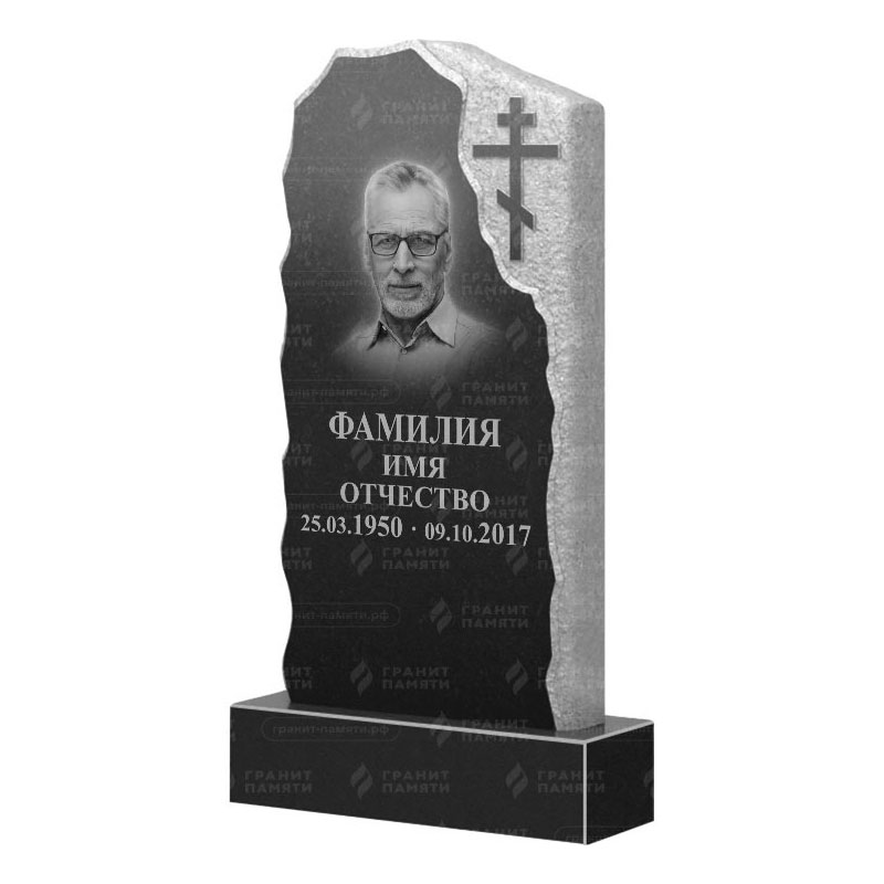 Памятники из гранита с обколом, скалы в&nbsp;Сызрани | Гранитный памятник ФГ-231