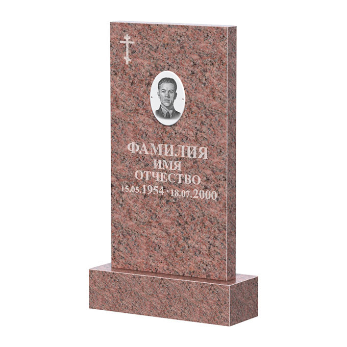 Памятники из цветного гранита в Сызрани | Памятник из гранита Винга прямой