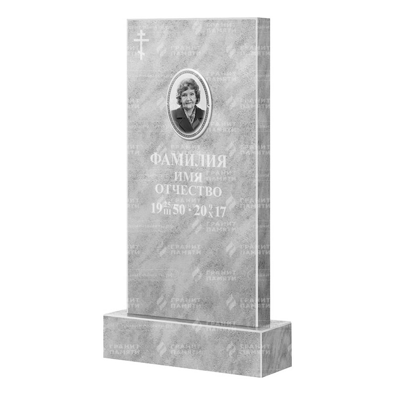 Памятники из мрамора в&nbsp;Сызрани | Мраморный памятник, прямой