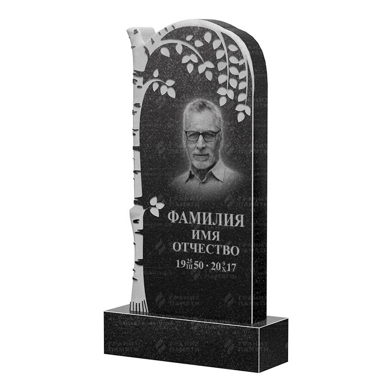 Памятники из гранита с деревом в&nbsp;Сызрани | Гранитный памятник ФГ-091