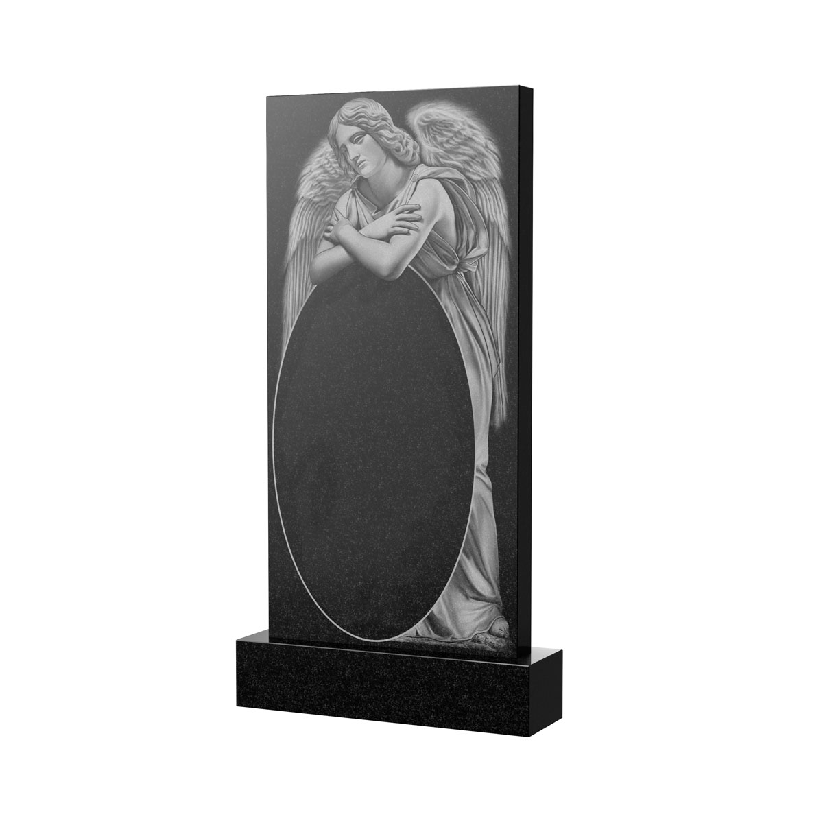 Художественное оформление памятника в&nbsp;Сызрани | Художественное оформление на гранитную стелу, рисунок ВХО-016