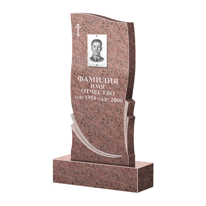 Гранитные памятники в&nbsp;Сызрани | Памятник из гранита Розалия Pink ФГЦ-044