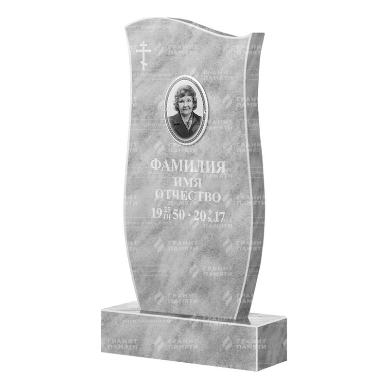 Бюджетные памятники в&nbsp;Сызрани | Мраморный памятник ФМ-033