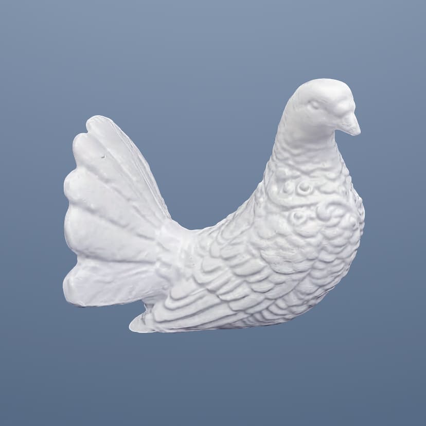 Скульптуры из искусственного мрамора в Сызрани | Голубь право