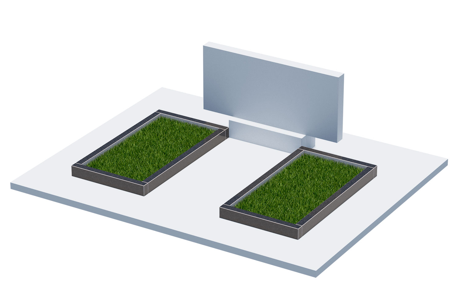 Цветники и надгробные плиты в&nbsp;Сызрани | Цветник Автономный, 2 шт