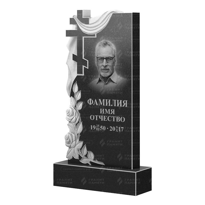 Памятники из гранита вертикальные в&nbsp;Сызрани | Гранитный памятник ФГ-189