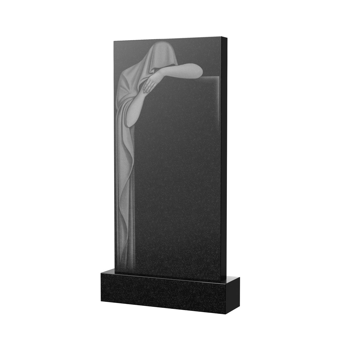 Художественное оформление памятника в&nbsp;Сызрани | Художественное оформление на гранитную стелу, рисунок ВХО-036