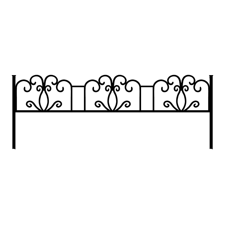 Металлические оградки, столы, скамейки в&nbsp;Сызрани | Оградка №4