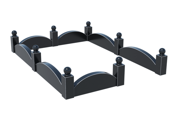 Цоколи на могилу в&nbsp;Сызрани | Цоколь на могилу №0002