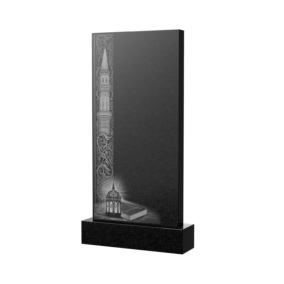 Художественное оформление памятника в&nbsp;Сызрани | Художественное оформление на гранитную стелу, рисунок ВХО-038