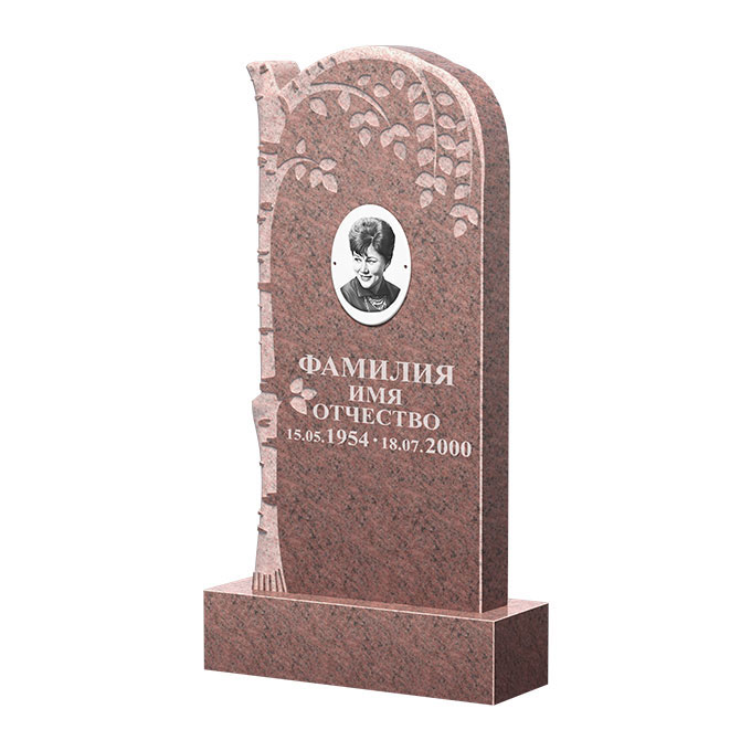 Гранитные памятники в&nbsp;Сызрани | Памятник из гранита Розалия Pink ФГЦ-091