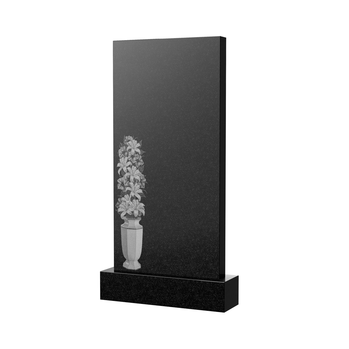 Художественное оформление памятника в&nbsp;Сызрани | Художественное оформление на гранитную стелу, рисунок ВХО-057