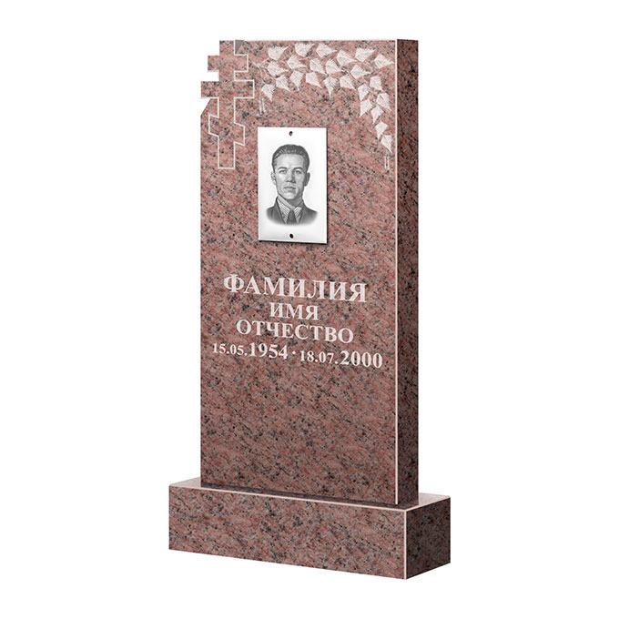Гранитные памятники в&nbsp;Сызрани | Памятник из гранита Розалия Pink ФГЦ-202