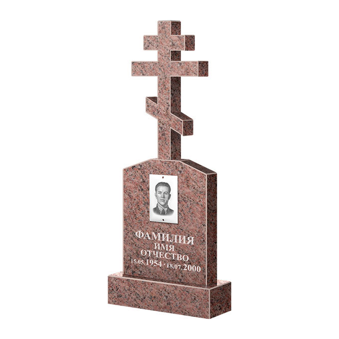 Гранитные памятники в&nbsp;Сызрани | Памятник из гранита Розалия Pink ФГЦ-099