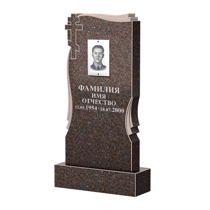 Гранитные памятники в&nbsp;Сызрани | Памятник из гранита Карел Brown ФГЦ-185