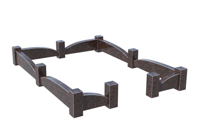 Цоколи на могилу в&nbsp;Сызрани | Цоколь на могилу №0043